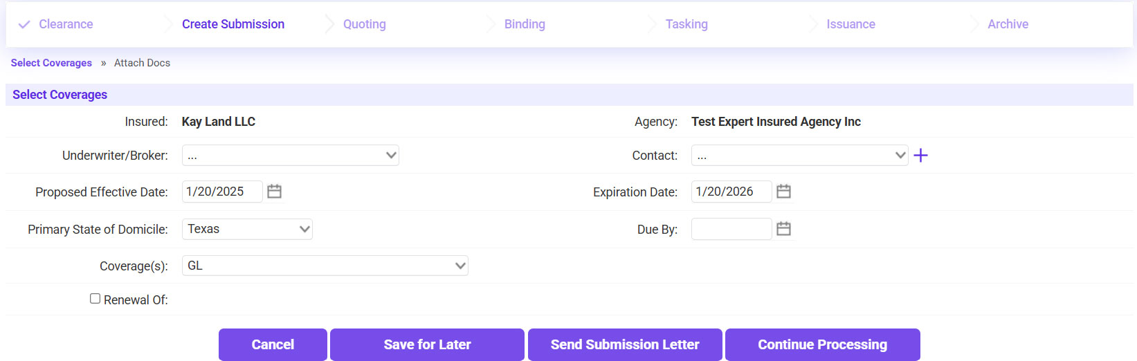 Coverage Information