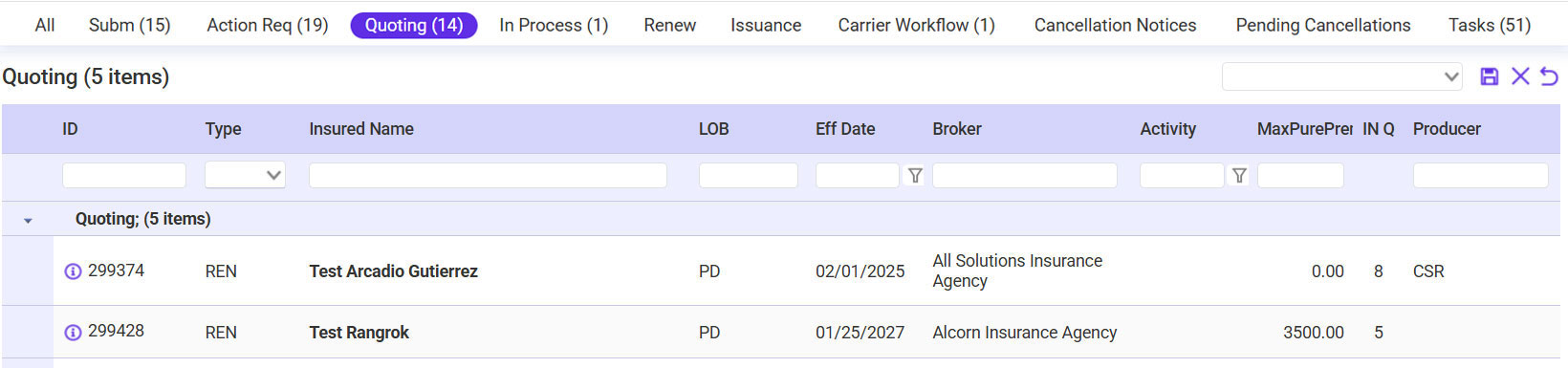 Decline a Submission
