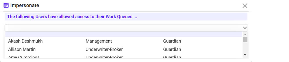 Impersonation Access