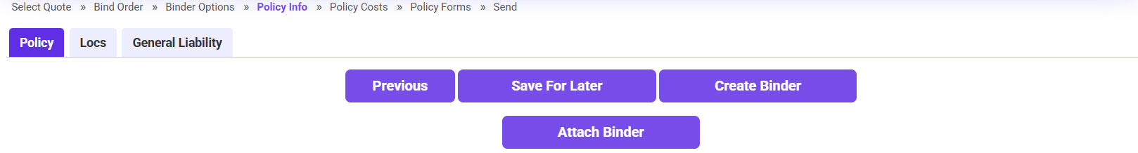 Click attach binder